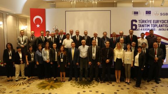 6.EURYDICE Tanıtım Toplantısı Sayın Müsteşarımızın katılımıyla Antalyada gerçekleştirildi