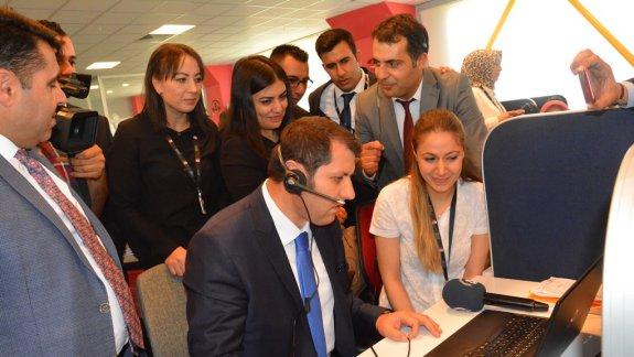Genel Müdürümüz Ayhan MEB 147 İletişim Merkezini ziyaret etti.